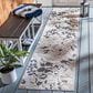 Safavieh Cabana CBN672A 2"2" x 11" Ivory and Charcoal Indoor/Outdoor Performance Runner, , large