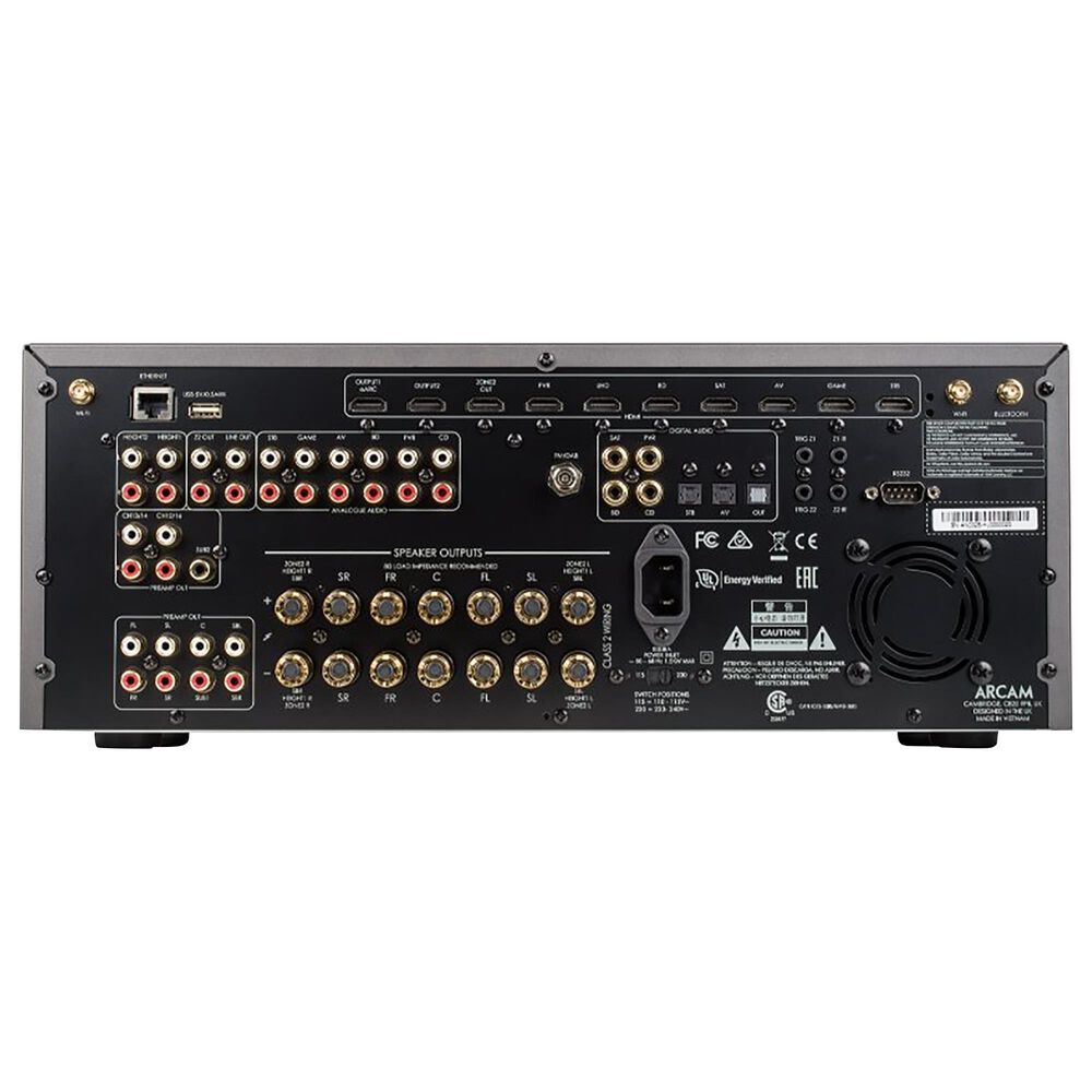 HTC HDMI 2.1 Class G AV Receiver in Black, , large