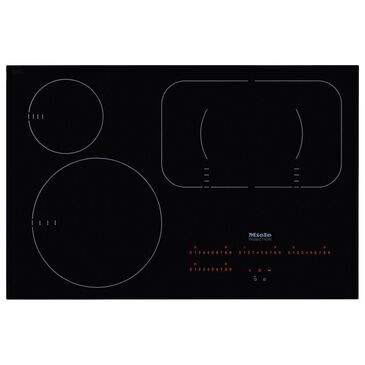 Miele 30" Induction Cooktop in Black and Stainless Steel, , large