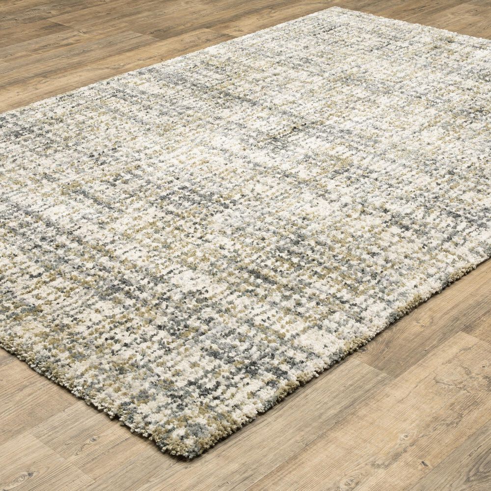 Oriental Weavers Aspen 2877B Ivory and Gold 6'7" x 9'6" Area Rug, , large