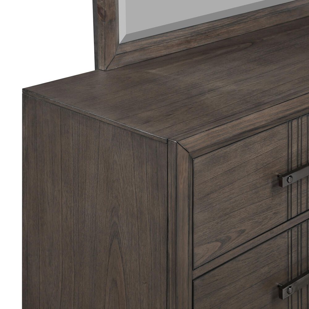 New Heritage Design Landon 4-Piece Queen Bedroom Set in Walnut, , large