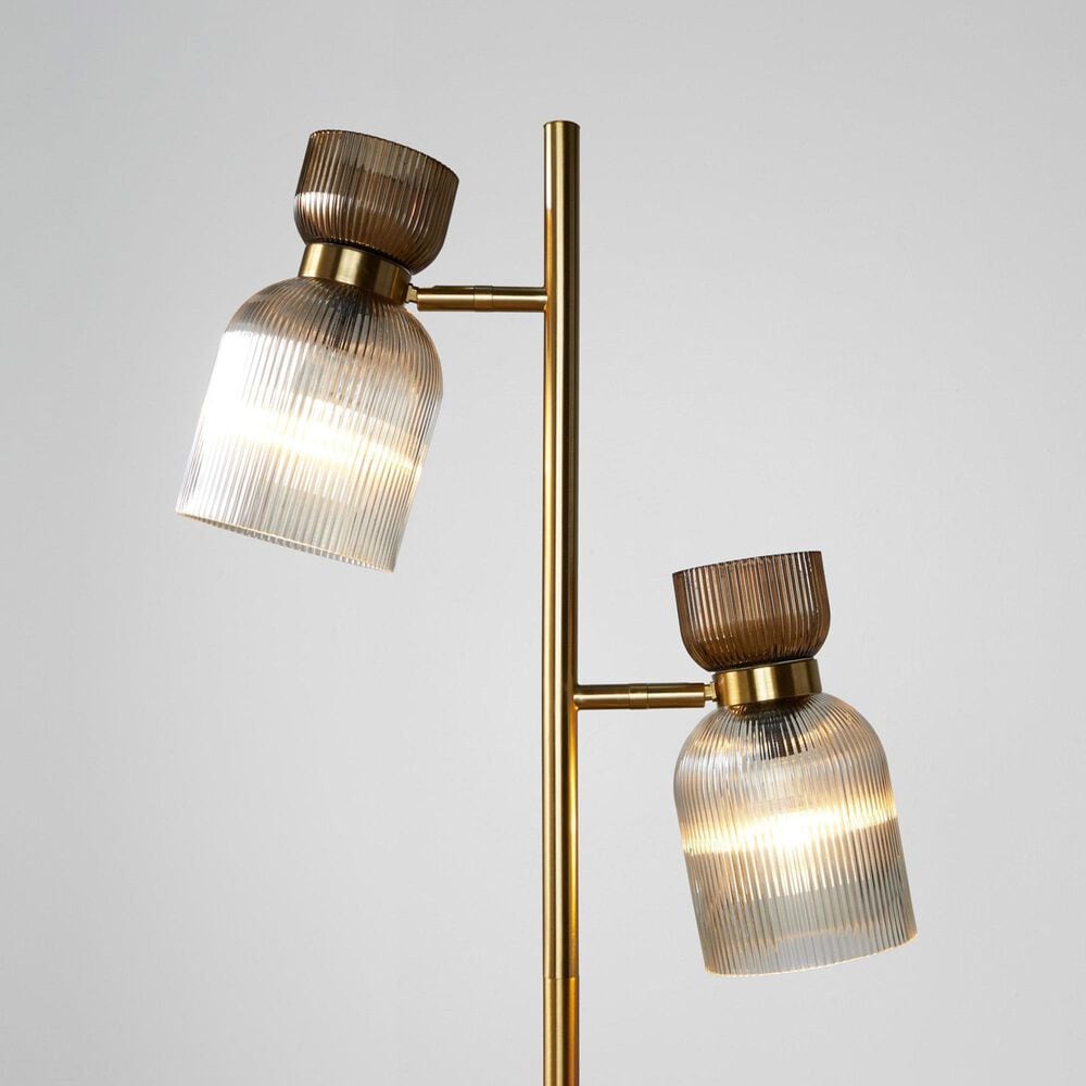 Grandview Gallery Marcel Metal Floor Lamp in Gold, , large