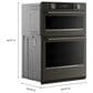 KitchenAid 30" Smart Combination Microwave Wall Oven with Air Fry Mode in Black Ore, , large