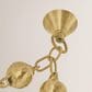 Troy Lighting Corda 12-Light Chandelier in Vintage Brass, , large