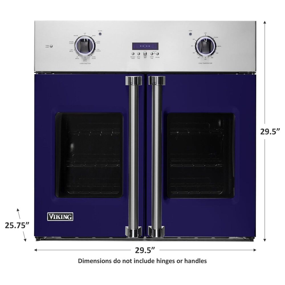 Viking Range 30&quot; French Door Oven in Cobalt Blue, , large