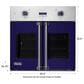Viking Range 30" French Door Oven in Cobalt Blue, , large