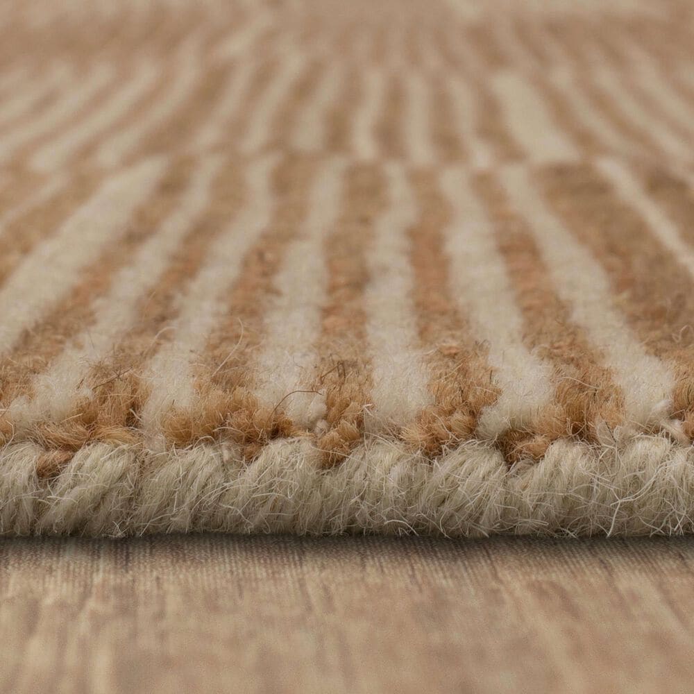 Karastan Broken Stripe 5&#39; x 8&#39; Sienna Area Rug, , large