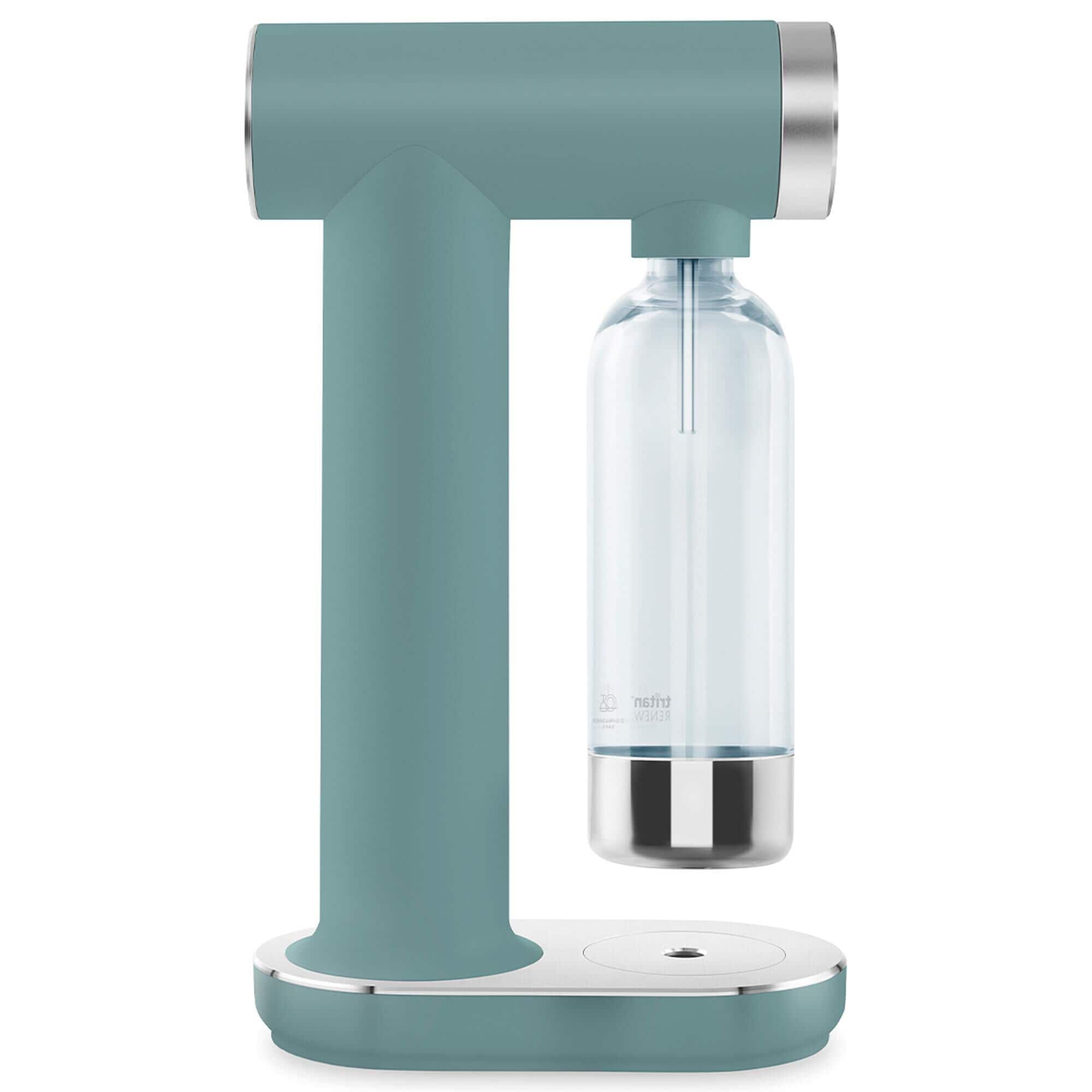 SMEG Collezione Sparkling Water Maker in Emerald Green and Chrome