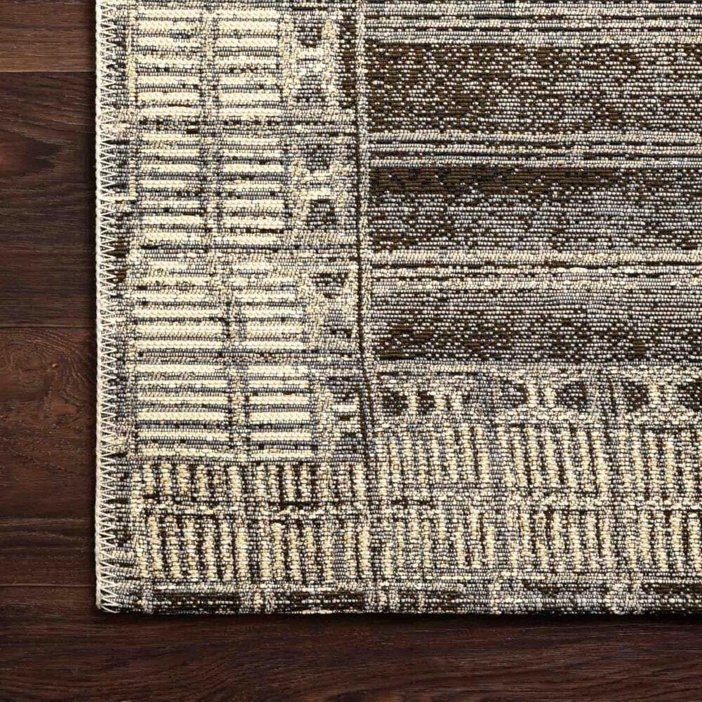 Loloi Mika 2&#39;5&quot; x 7&#39;8&quot; Charcoal and Ivory Runner, , large