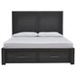 Millenium Foyland 4-Piece King Bedroom Set in Black and Brown, , large