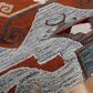 L&R Resources Sinuous Textile Southwestern 4" Octagon Terracotta, Gray and Blue Area Rug, , large