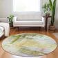 Dalyn Rug Company Ravenna RN6 8" Round Green Area Rug, , large