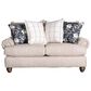 Hickorycraft Furniture Stationary Loveseat in Gray, , large
