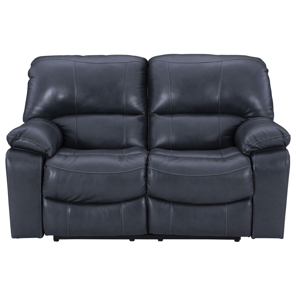 Ashley Leesworth Power Reclining Loveseat in Ocean, , large