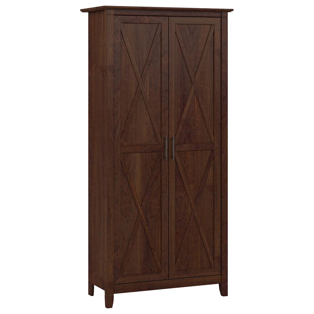 Bush Key West Bathroom Storage Cabinet in Bing Cherry, , large
