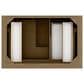 James Martin Vanities Brookfield 36" Single Bathroom Vanity in Honey Oak with 3 cm Eternal Marfil Quartz Top and Rectangular Sink, , large
