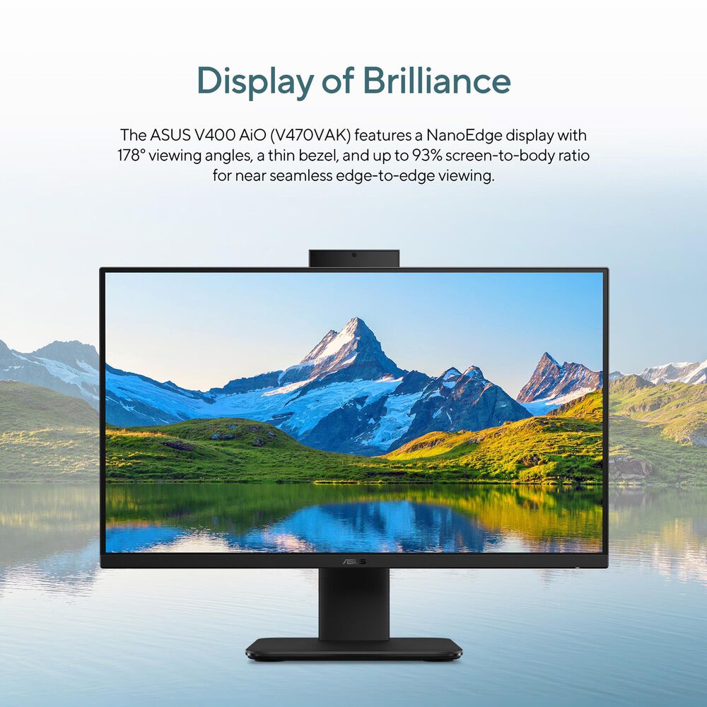 ASUS 27" V400 All-in-One Desktop Computer | Intel Core i5-13420H - 16GB RAM -Intel UHD Graphics - 1TB SSD in Black, , large