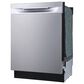 Frigidaire 24" Built-In Pocket Handle Dishwasher with Hybrid Tub in Stainless Steel, , large