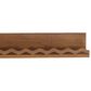 Maple and Jade Handmade Wavy Room Wall Shelf in Brown (Set of 2), , large