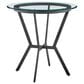 Blue River Naomi and Lorin 3-Piece Counter Height Dining Set in Matte Black, , large