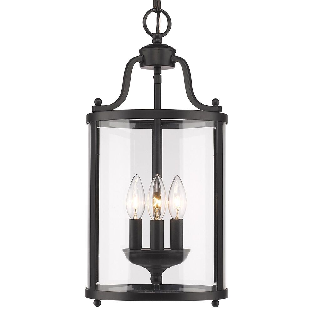 Golden Lighting Payton 3-Light Pendant in Matte Black, , large