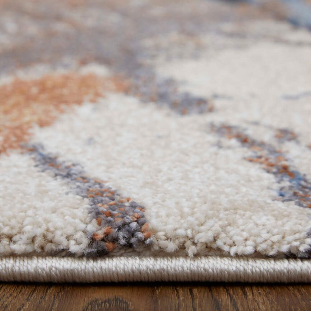 Feizy Gilmore 5&#39;3&quot; x 8&#39; Blue and Multicolor Area Rug, , large