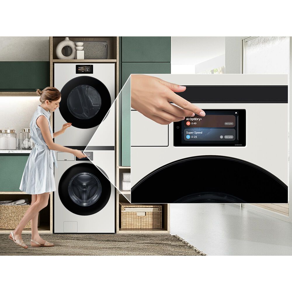 Samsung Bespoke 5.3 Cu. Ft. Front Load Washer in Dark Steel, , large