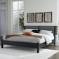 Ashley Danziar Queen Slat Panel Bed in Matte Black, , large