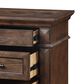New Heritage Design Mar Vista 3 Drawer Nightstand in Brushed Walnut, , large