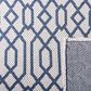 Safavieh Martha Stewart Cotton MSR421M 6"7" x 9" Blue and Grey Area Rug, , large
