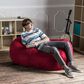 Jaxx 4" Lounger Bean Bag in Cherry, , large