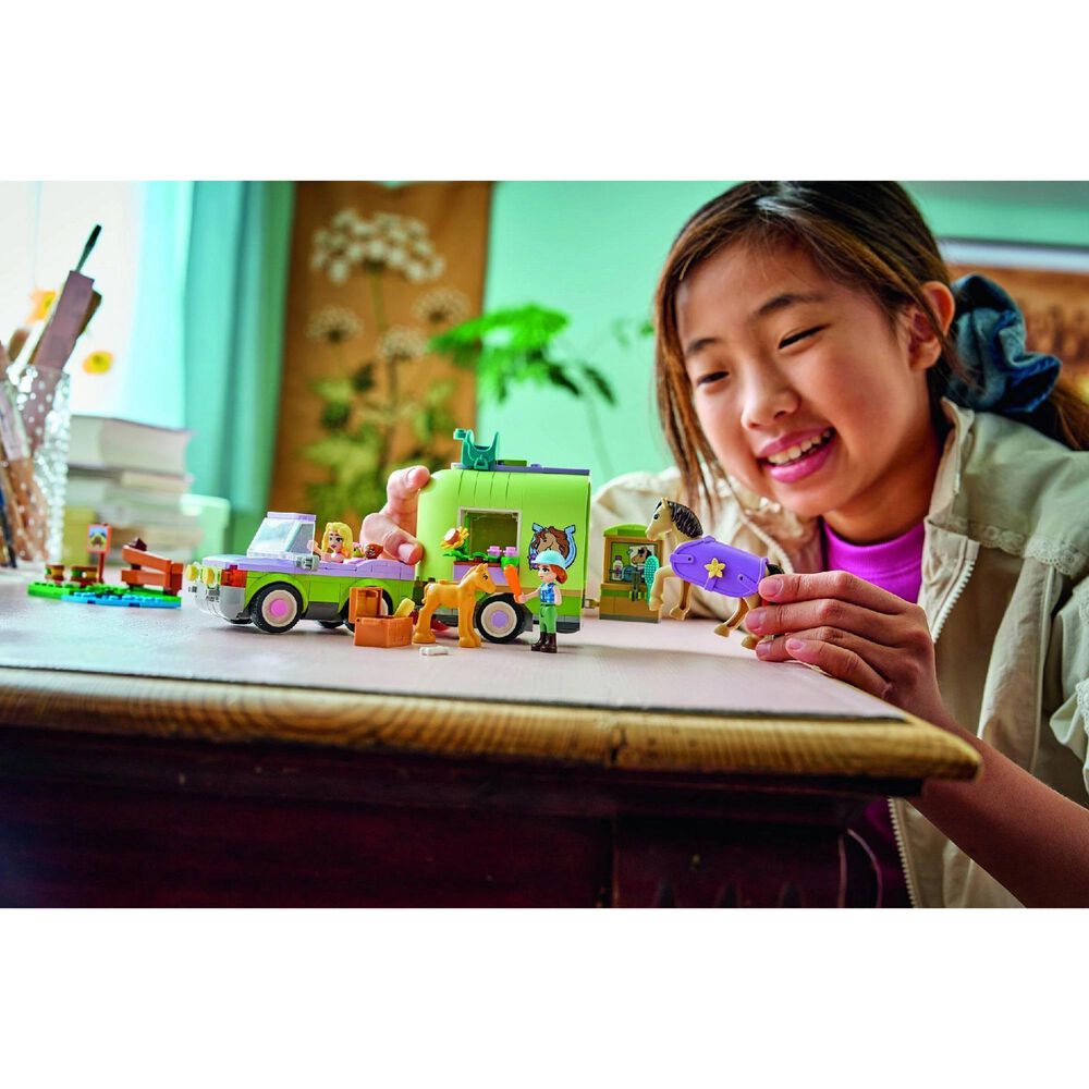 LEGO Friends Horse and Baby Foal with Trailer Building Set, , large