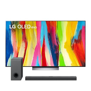 LG 65" Class C2 4K OLED evo UHD with HDR - Smart TV + 3.1.2 Channel High Res Soundbar with Dolby Atmos in Black, , large