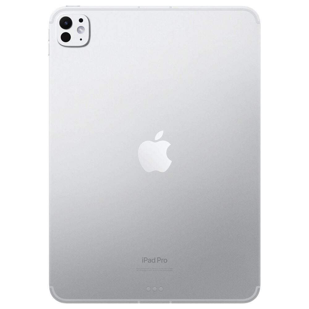 Apple 11" iPad Pro | Apple M5 Chip - Wi-Fi + Cellular 2TB with Nano-Texture Glass in Silver (latest Model) and 2-Year AppleCare+, , large