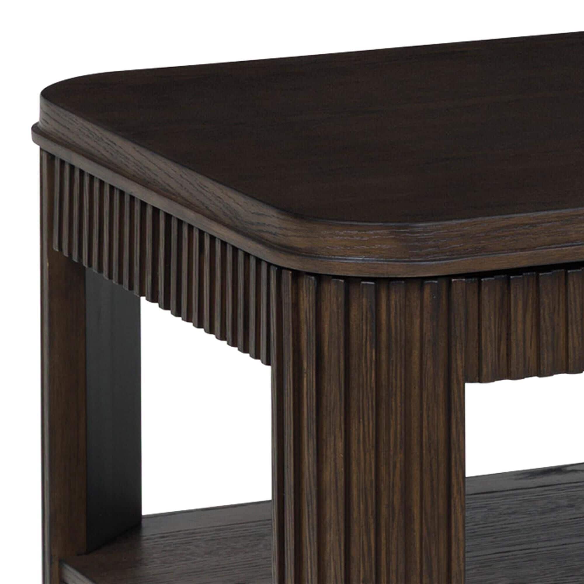 Ashley Carlibrie Lift Top Cocktail Table in Warm Brown