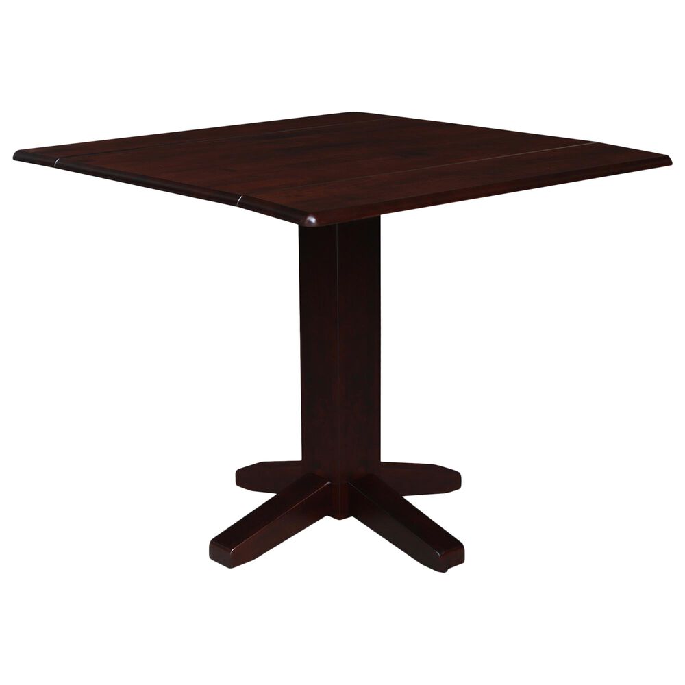 International Concepts 36" Modern Farmhouse Dining Table in Rich Mocha, , large