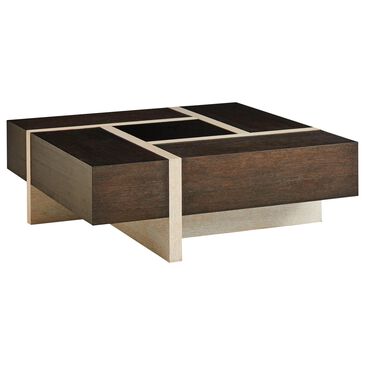 Lexington Furniture Solace Cocktail Table in Dark Mocha Canyon and Light Monterey, , large