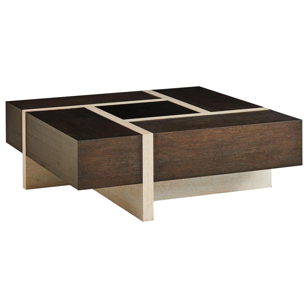 Lexington Furniture Solace Cocktail Table in Dark Mocha Canyon and Light Monterey, , large