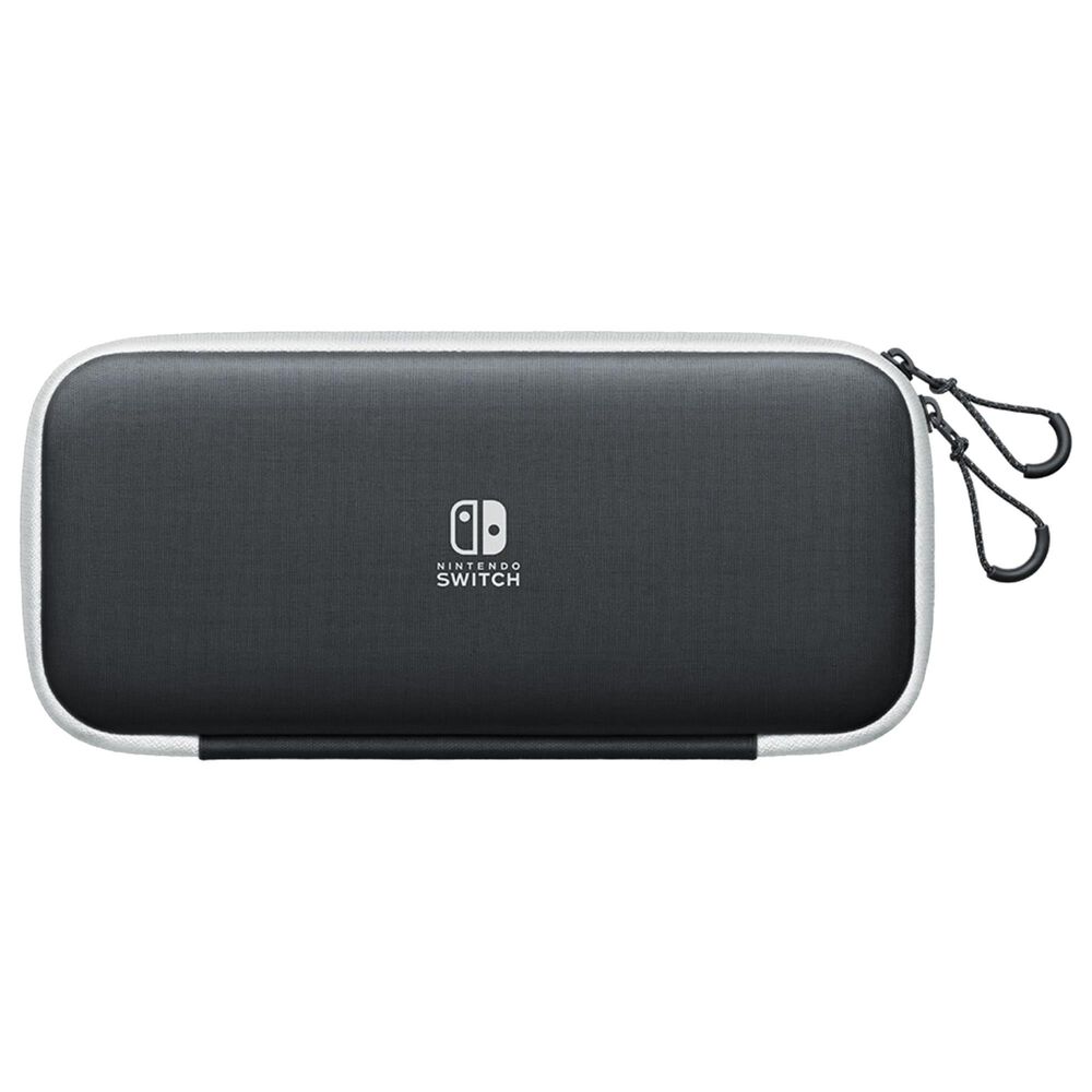 Nintendo Switch Carrying Case and Screen Protector in Black and White, , large
