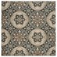 Safavieh Lyndhurst LNH341 8" Square Slate Blue and Beige Area Rug, , large
