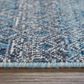 Feizy Rugs Dakota 9"6" x 13"6" Teal and Multicolor Area Rug, , large