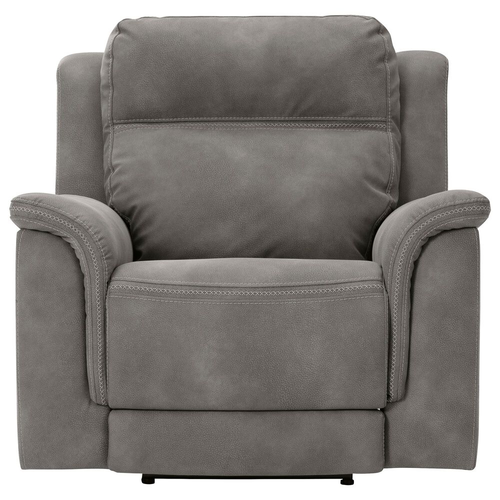 Ashley Next-Gen DuraPella Power Recliner with Power Headrest in Slate, , large