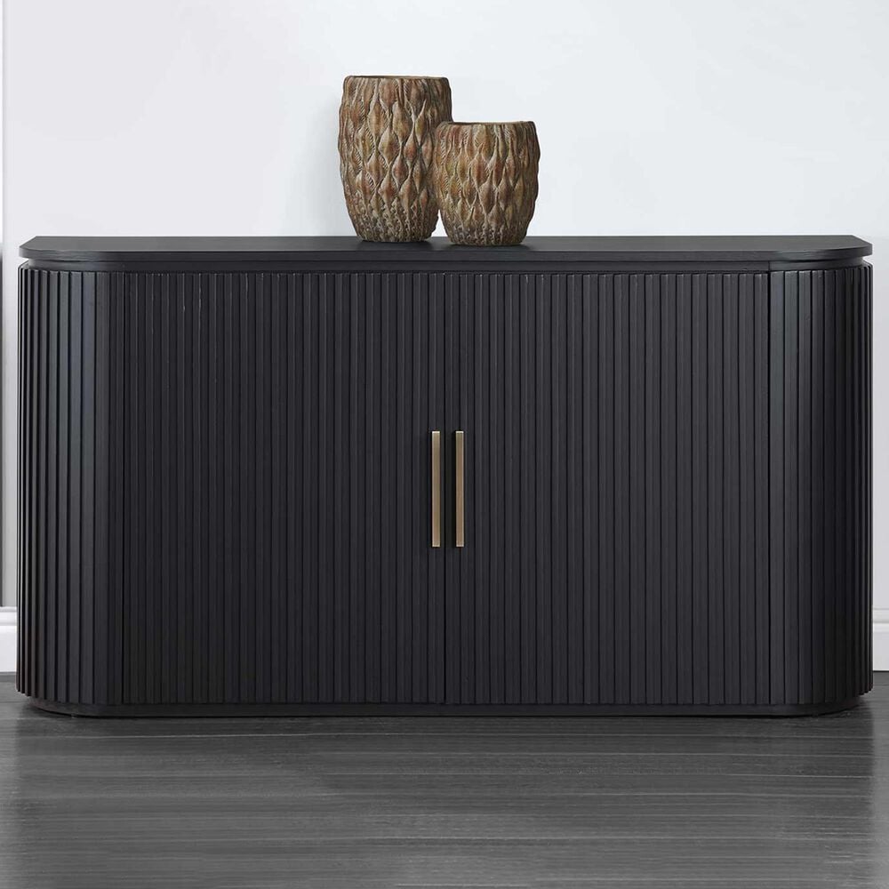 Steve Silver Colvin 2-Door Server in Black, , large