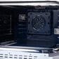 Forno Capriasca 48" Freestanding French Door Dual Fuel Range in White, , large