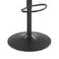 Office Star Products Sylmar Height Adjustable Swivel Stool in Charcoal, , large
