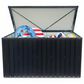 HOMLUX Outdoor Medium Storage Box in Black, , large