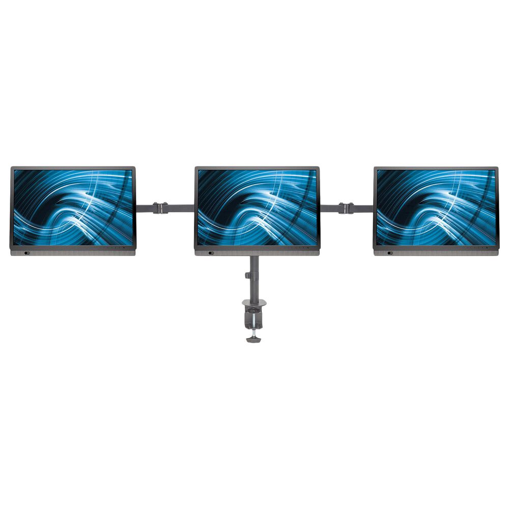 Manhattan LCD Triple Monitor Mount with Center Mount and Double-Link Swing Arms, , large