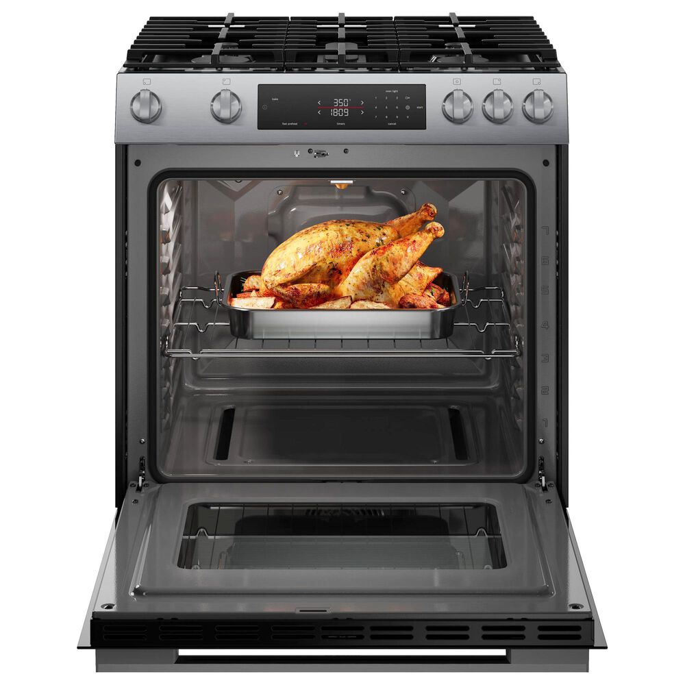 Bosch 100 Series 5.8 Cu. Ft. Freestanding Gas Range in Stainless Steel, , large