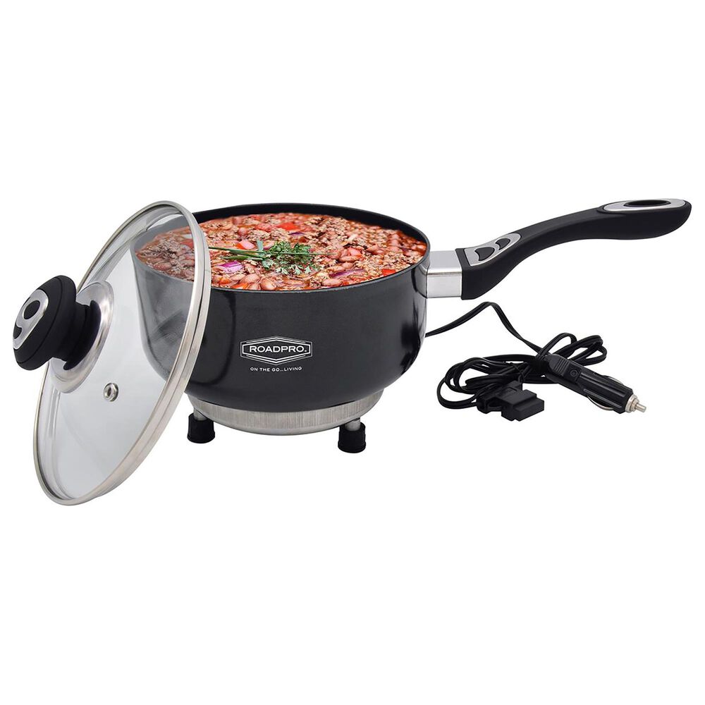 RoadPro 12-Volt Portable Nonstick Saucepan, , large