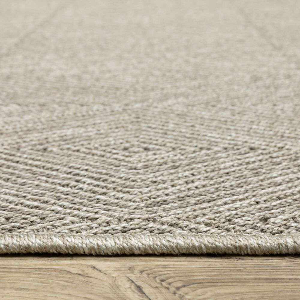 Oriental Weavers Caicos CA08A 6&#39;7&quot; x 9&#39;2&quot; Grey Area Rug, , large